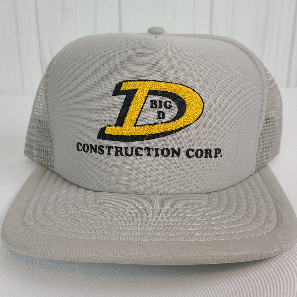 Vintage Trucker Hat Big D Snapback